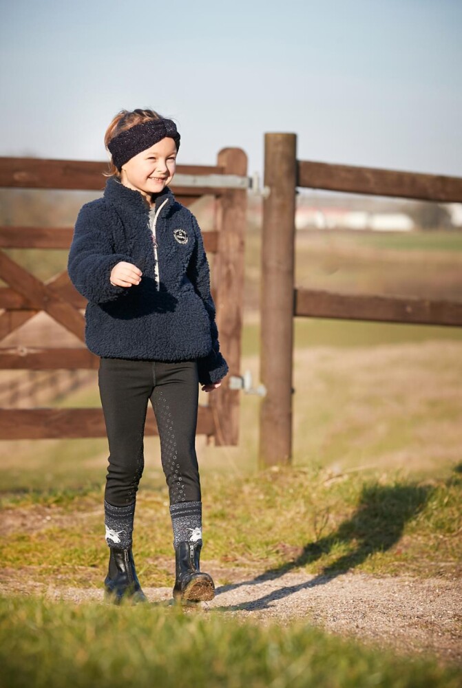 EQ KIDS Joelle teddygenser navy