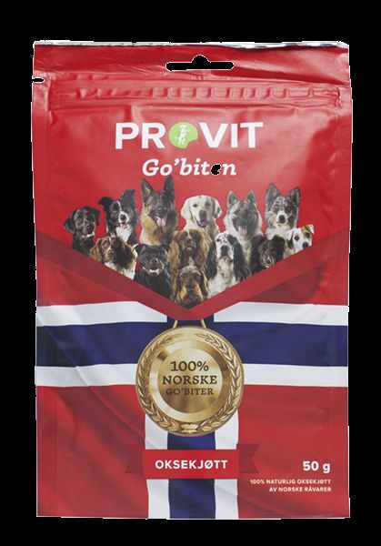 PROVIT Frysetørket Oksekjøtt 50g Hund