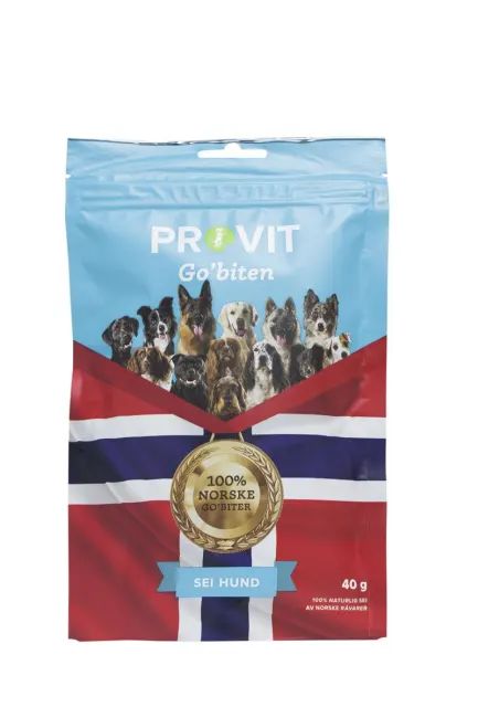 PROVIT Frysetørket Sei 40gr